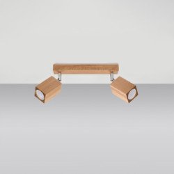 Plafonnier Kepler 2 chêne