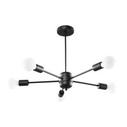 Lustre Lunaris 5 noir