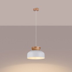 Lampe suspendue Marsis blanc