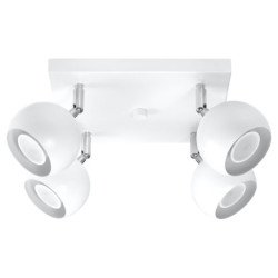 Plafonnier Oculus 4 blanc