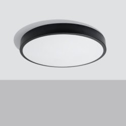 Plafonnier OnyxStar 60 noir LED 3000K