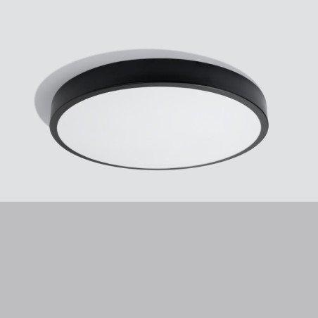 Plafonnier OnyxStar 60 noir LED 3000K
