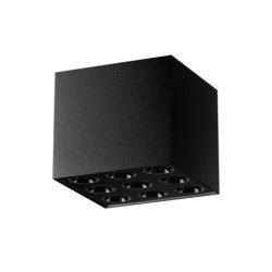 Plafonnier Omega noir LED