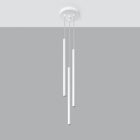 Lampe pendante Novastel 3P blanc