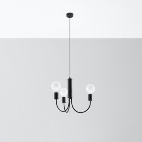 Lustre Polaris 3 noir