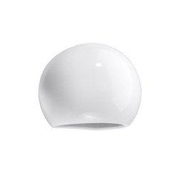 Applique vernie GLOBE blanc brillant