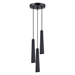 Lampe suspendue Prismatica 3P noir