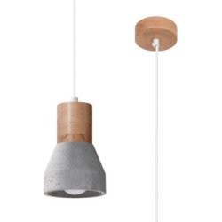 Lampe suspendue Quanta gris