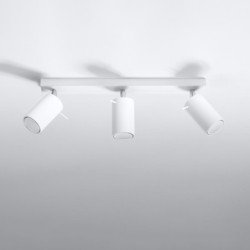 Plafonnier Lysandra 3 blanc