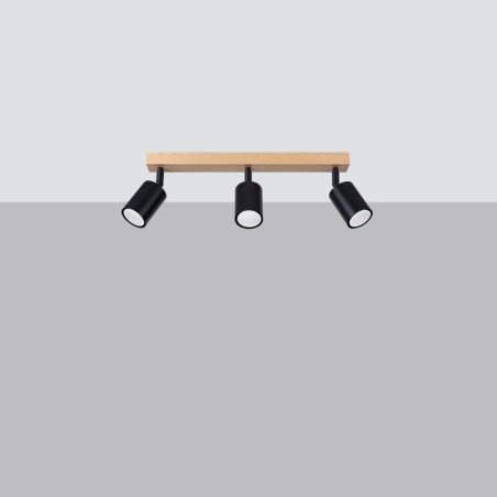 Plafonnier Dior 3L noir