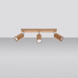 Plafonnier Tyrian 3 chêne