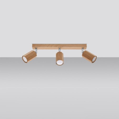 Plafonnier Tyrian 3 chêne