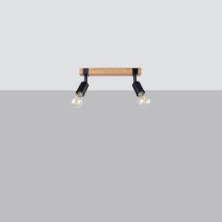 Plafonnier Naos 2 noir