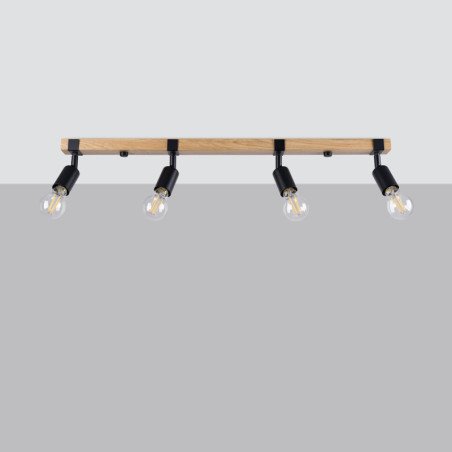 Plafonnier Naos 4 noir