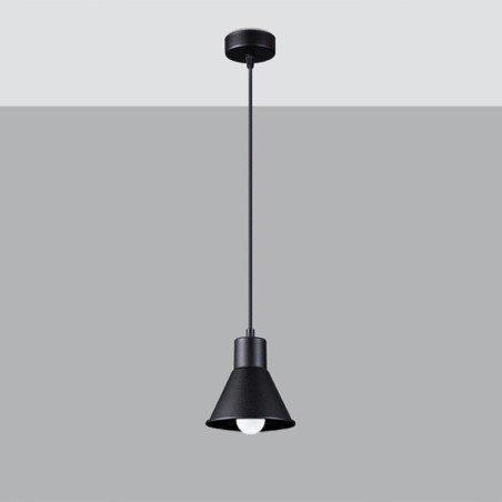 Lampe pendante Yara 1 noir [E27].